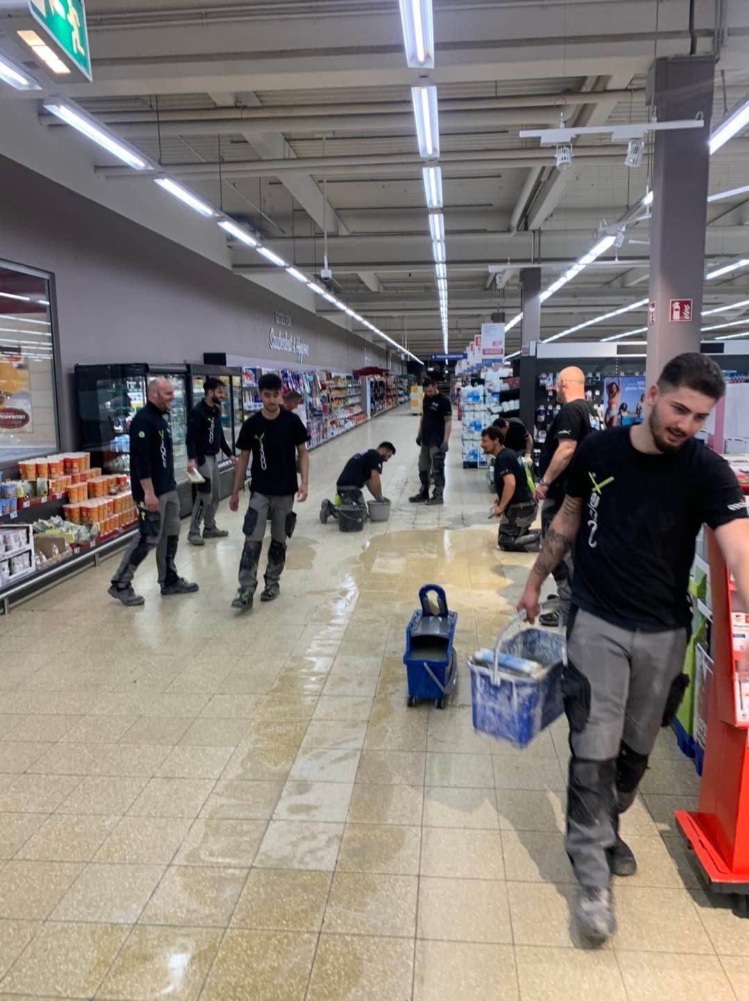Boden im Supermarkt – Im Verkaufsraum