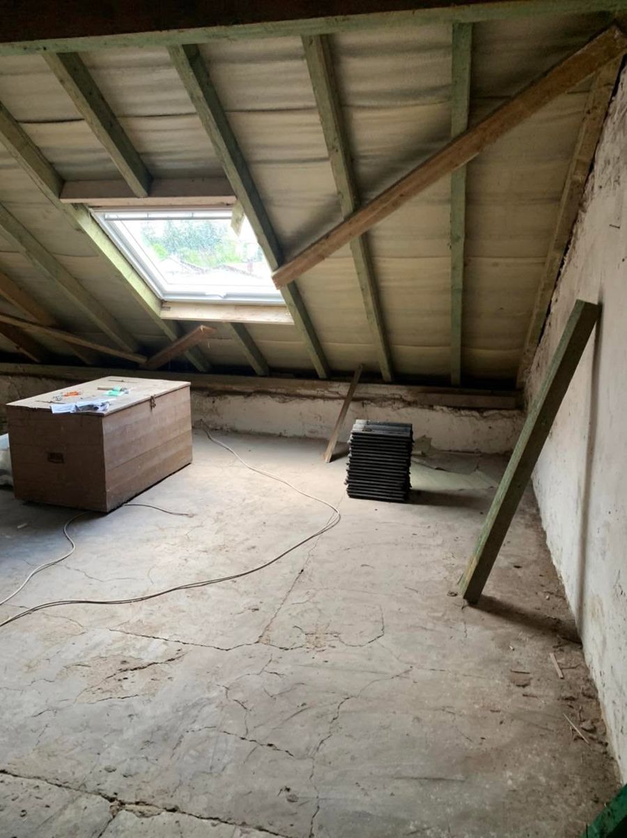Dachbodenausbau auf zwei Etagen – Rohbau