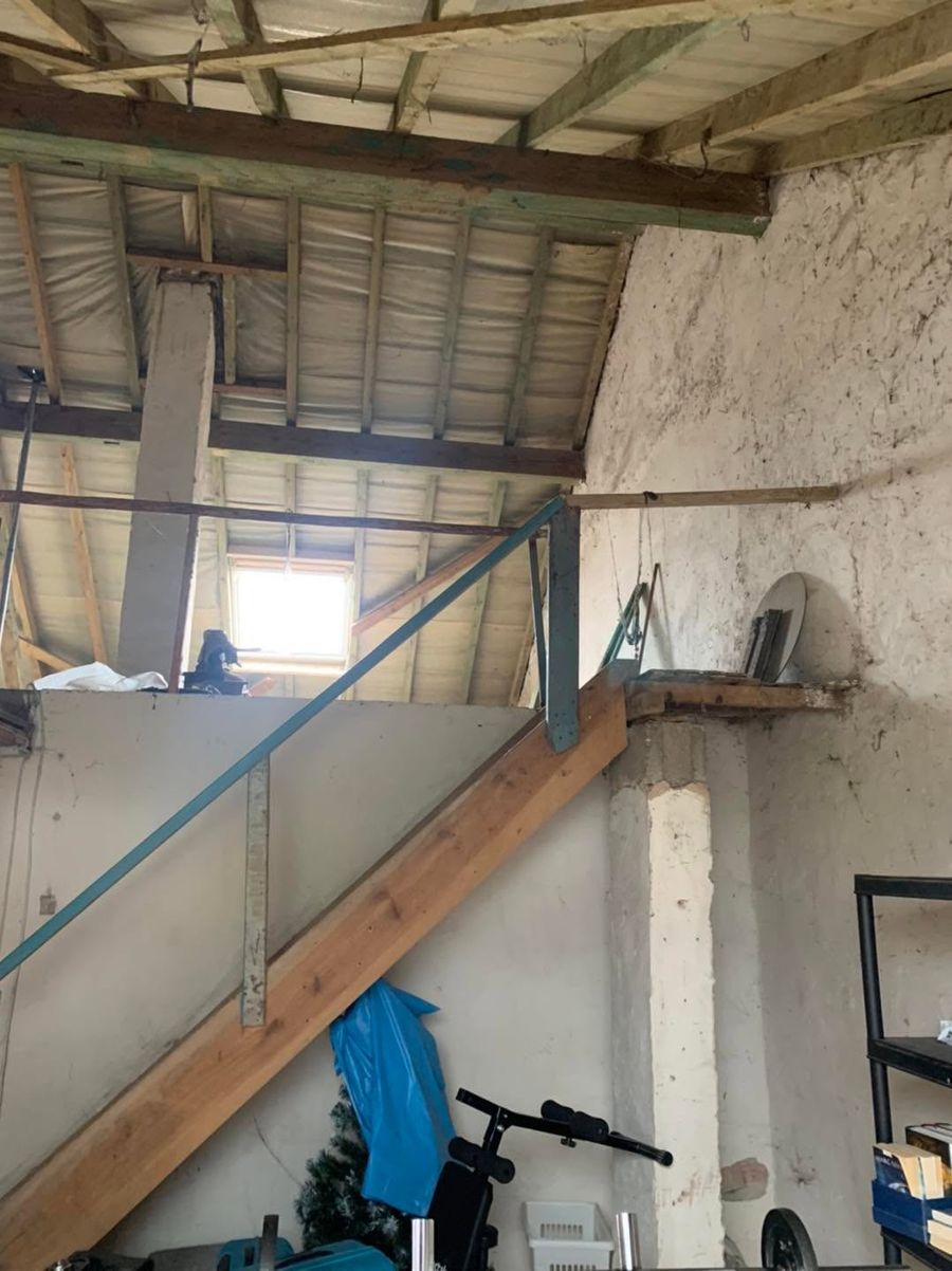 Dachbodenausbau auf zwei Etagen – Rohbau