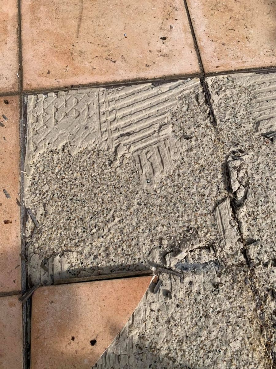 Die letzte Terrassensanierung – Rückbau