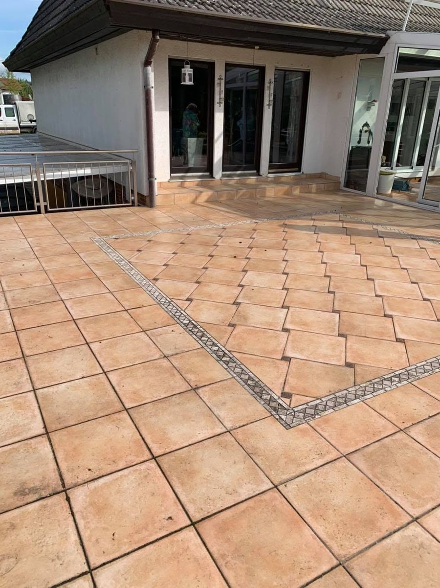 Die letzte Terrassensanierung – Vorher